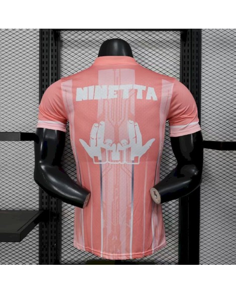 Men’s Olympique Marseille 2025/26 Pink Jersey -Player 