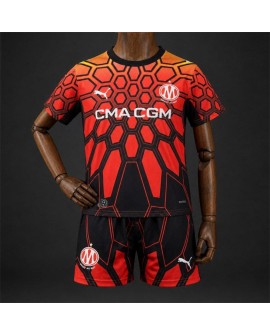 Maillot de gardien orange de l'Olympique de Marseille, saison 2026/27 - Enfant