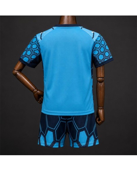 Maillot gardien OM 2026/27 – Aqua vif / Bleu marine club- Enfant