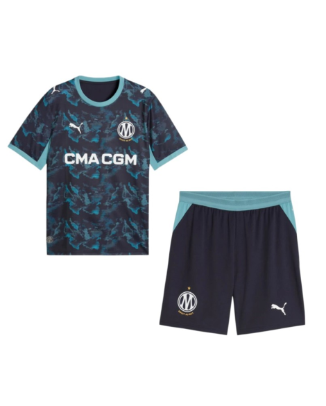 Maillot extérieur de l'Olympique de Marseille 2026/27(Maillot + Short) - Enfant Maillot extérieur de l'Olympique de Marseille 2026/27(Maillot + Short) - Enfant