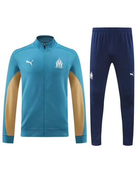 Veste d'entraînement Marseille 2425-Bleu lac