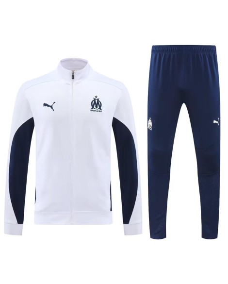 Veste d'entraînement Marseille 2425-Blanc