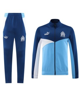 Ensemble Entraînement Marseille (Veste+Pantalon) Bleu 2024/25