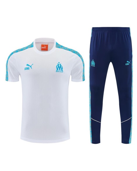 Ensemble de survêtement blanc Marseille 2526