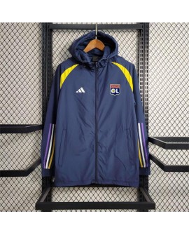 Veste coupe-vent Lyon 2025/26 - Bleu
