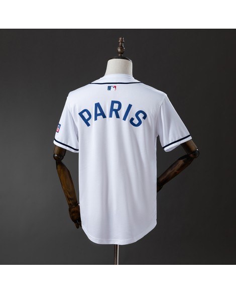 Maillot de baseball du Paris Saint-Germain pour la saison 25/26 Maillot de baseball du Paris Saint-Germain pour la saison 25/26