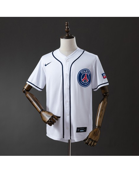 Maillot de baseball du Paris Saint-Germain pour la saison 25/26 Maillot de baseball du Paris Saint-Germain pour la saison 25/26