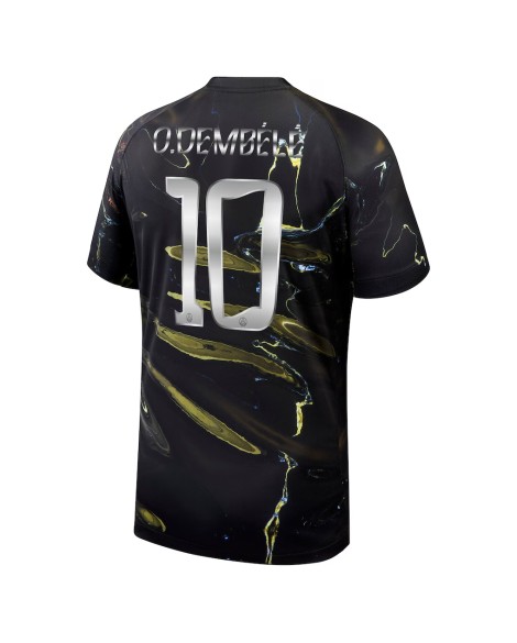 Maillot PSG Jordan Night Edition Stadium 2025-26 avec marquage Coupe, O. Dembélé 10 Maillot PSG Jordan Night Edition Stadium 2025-26 avec marquage Coupe, O. Dembélé 10