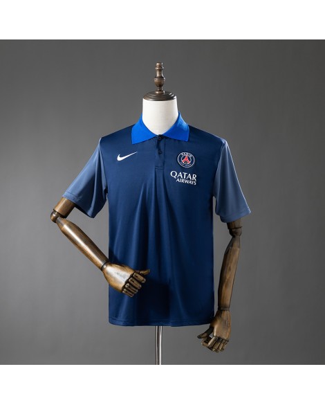 Polo PSG 25/26 - Bleu foncé Polo PSG 25/26 - Bleu foncé