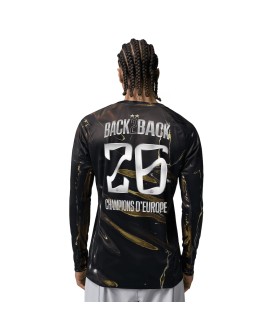 Maillot manches longues PSG Jordan Night Edition Match Dri-FIT ADV 25/26 - Flocage Champions of Europe - 26