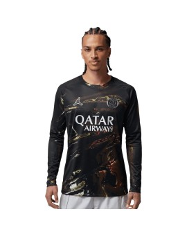 Maillot manches longues PSG Jordan Night Edition Match Dri-FIT ADV 25/26 - Flocage Champions of Europe - 26
