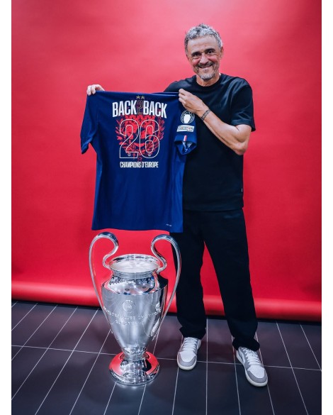 Maillot domicile Stadium PSG Nike 2025-26 – Impression Champions d'Europe 2026 
