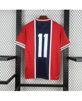 Maillot extérieur rétro du PSG, saison 1975/76 - Numéro 11