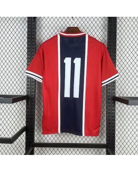 Maillot extérieur rétro du PSG, saison 1975/76 - Numéro 11