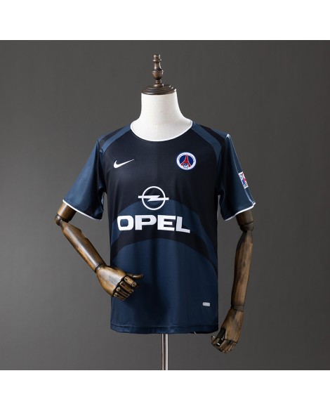 Maillot de football rétro PSG extérieur 2000/01 - Noir