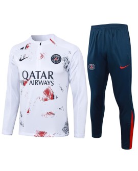 Uniforme d'entraînement 2425PSG-jet d'encre blanc