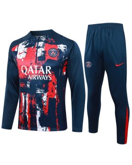 Combinaison d'entraînement 2425PSG - Jet d'encre polonais