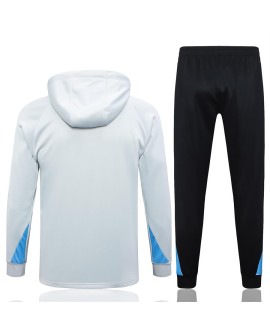 Maillot d'entraînement à capuche 2425PSG - Gris clair