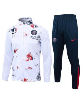 Veste d'entraînement 2425PSG, jet d'encre blanc