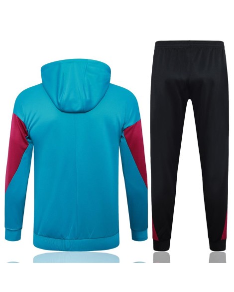 Veste d'entraînement à capuche 2425PSG, vert foncé