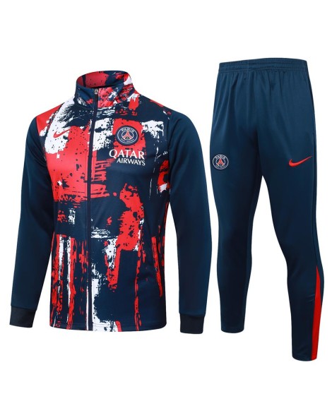 Veste d'entraînement 2425PSG - Jet d'encre bleu royal