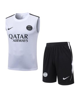 Paris Saint-Germain Tenue d'entraînement (haut + short) avec débardeur blanc – Saison 26/27