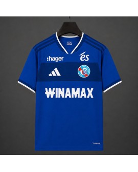 Maillot domicile RC Strasbourg Alsace 26/27 Bleu à panneaux bleus bicolores