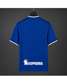 Maillot domicile RC Strasbourg Alsace 26/27 Bleu à panneaux bleus bicolores