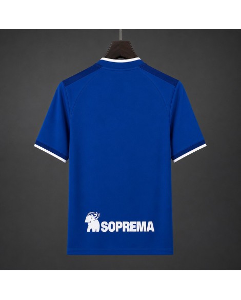 Maillot domicile RC Strasbourg Alsace 26/27 Bleu à panneaux bleus bicolores Maillot domicile RC Strasbourg Alsace 26/27 Bleu à panneaux bleus bicolores