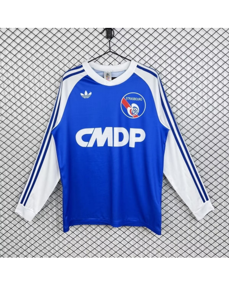 Maillot de football rétro domicile à manches longues Strasbourg 1978/79 Maillot de football rétro domicile à manches longues Strasbourg 1978/79