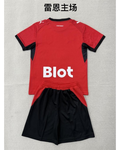 Maillot domicile de Rennes 2026/27（Maillot + Short） - Enfant