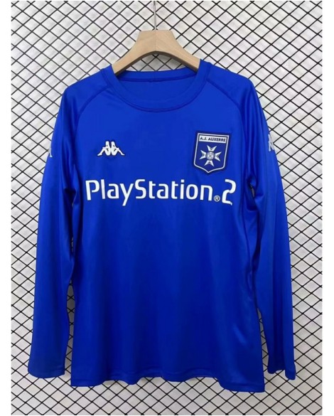Maillot rétro manches longues extérieur d'Auxerre 2003/04