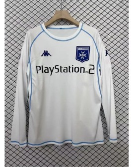 Maillot rétro manches longues domicile d'Auxerre 2003/04