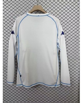 Maillot rétro manches longues domicile d'Auxerre 2003/04