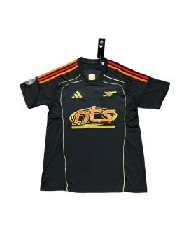 Arsenal 25/26 Maillot Noir Co‑Brandé