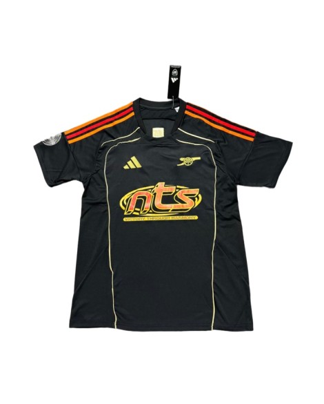 Arsenal 25/26 Maillot Noir Co‑Brandé