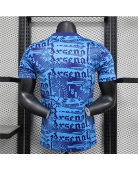 Arsenal 25/26 Maillot D’Entraînement Match Bleu‑Player