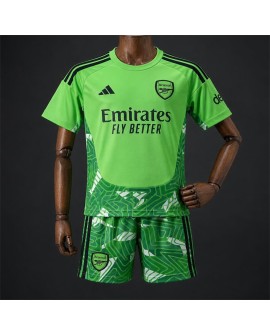 Maillot de gardien de but vert d'Arsenal 2026/27 (maillot + short) - Enfant