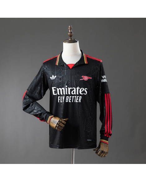 Arsenal 25/26 Maillot Édition Spéciale Noir À Manches Longues Arsenal 25/26 Maillot Édition Spéciale Noir À Manches Longues
