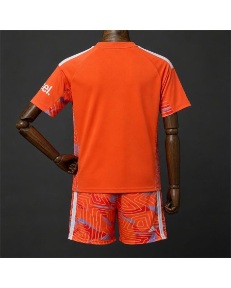 Maillot de gardien de but orange d'Arsenal 2026/27 (maillot + short) - Enfant