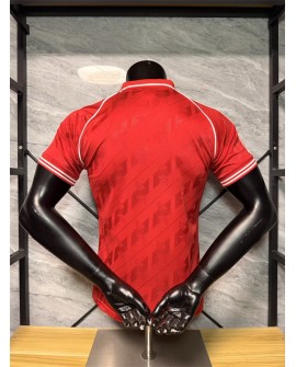 Maillot rouge rétro Arsenal 26-27 à trois feuilles - Player