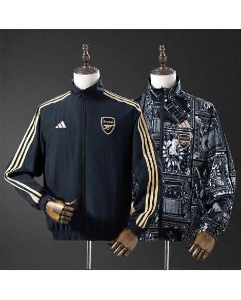Veste réversible coupe-vent Arsenal 2025/26 Veste réversible coupe-vent Arsenal 2025/26