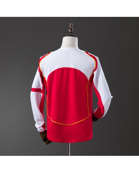 Maillot domicile rétro manches longues d'Arsenal 2004/05 Maillot domicile rétro manches longues d'Arsenal 2004/05