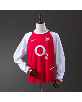 Maillot domicile rétro manches longues d'Arsenal 2004/05 Maillot domicile rétro manches longues d'Arsenal 2004/05