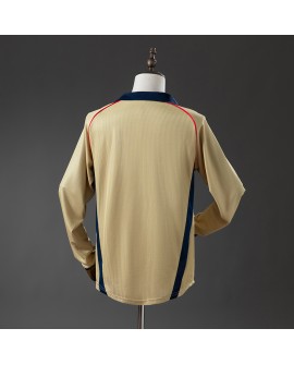 Maillot rétro manches longues extérieur Arsenal 2001/02