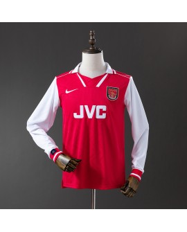 Maillot rétro domicile manches longues d'Arsenal 1996/97 Maillot rétro domicile manches longues d'Arsenal 1996/97
