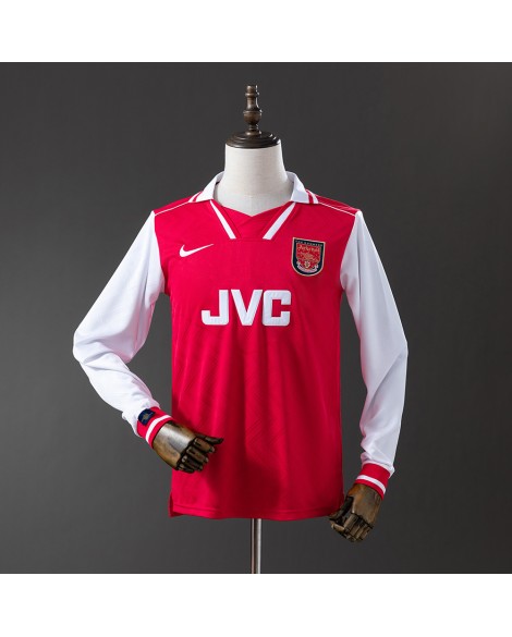 Maillot rétro domicile manches longues d'Arsenal 1996/97 Maillot rétro domicile manches longues d'Arsenal 1996/97