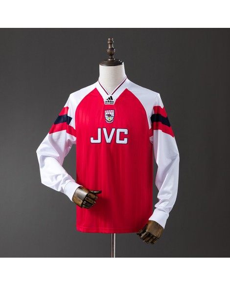 Maillot rétro domicile manches longues d'Arsenal 1992/94 Maillot rétro domicile manches longues d'Arsenal 1992/94