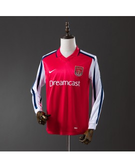Maillot rétro domicile manches longues Arsenal 2001/02 Maillot rétro domicile manches longues Arsenal 2001/02