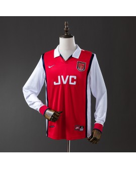 Maillot rétro domicile manches longues Arsenal 1998/99 Maillot rétro domicile manches longues Arsenal 1998/99